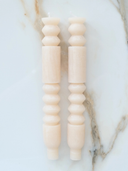 Geometric Taper Candles in Neutral