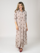 The Alexa Dress | Brown Stripe