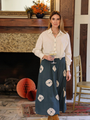 Beth Eyelet Blouse in Ecru