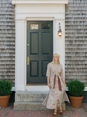 The Eloise Dress | Brown Mughal Block