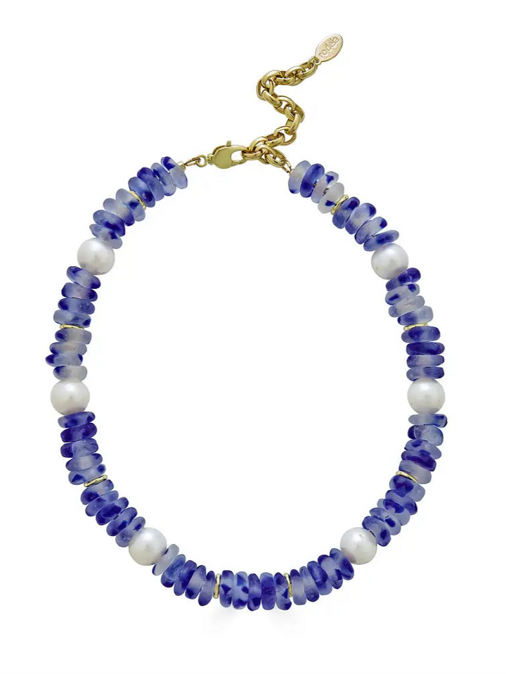 Mare Freshwater Pearl and Glass Necklace