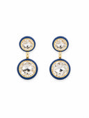 Maisson Wrap Earring in Navy