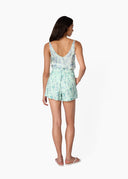 Ravi Linen Short in Climbing Hydrangeas
