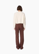 Niall Cashmere Sweater in Macadamia