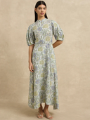 Kira Dress in Heritage Lemon