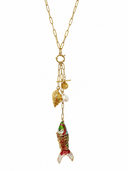 Coral Koi Necklace