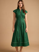 Rosalie Dress in Pine