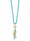 Turquoise Blue Koi Necklace