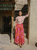 Vanilla Skirt in Ikat Brown/Purple