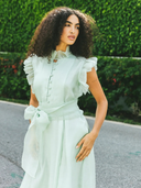 Fairfield in Mint Organza