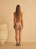Resort Short Infiorata Embroidered
