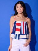 Reed Top in Maritime Stripe