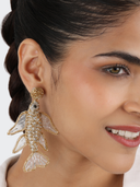 Koi Earrings in Gold