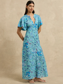 Marin Dress in Shellflower Blue