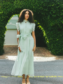 Fairfield in Mint Organza