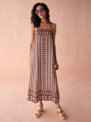 Tillie Maxi Dress in Nari Cacao