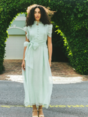Fairfield in Mint Organza