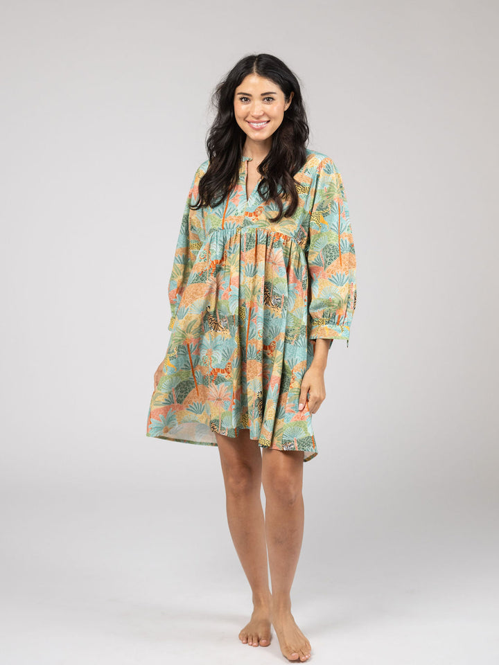 The Murray Mini Dress | Safari Multi