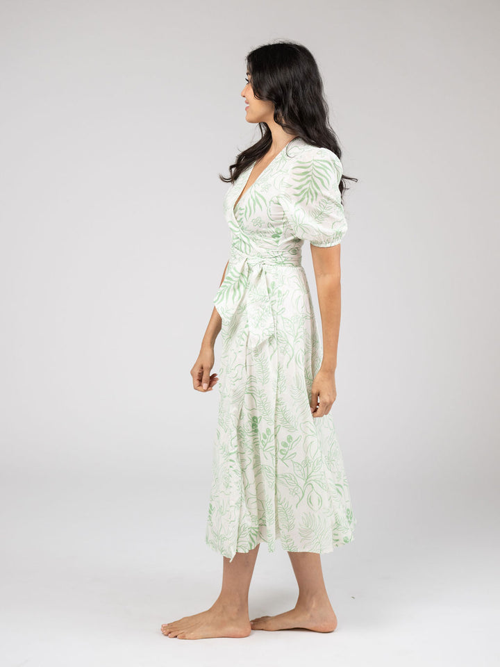 The Casey Dress | Sage Flora Sketch
