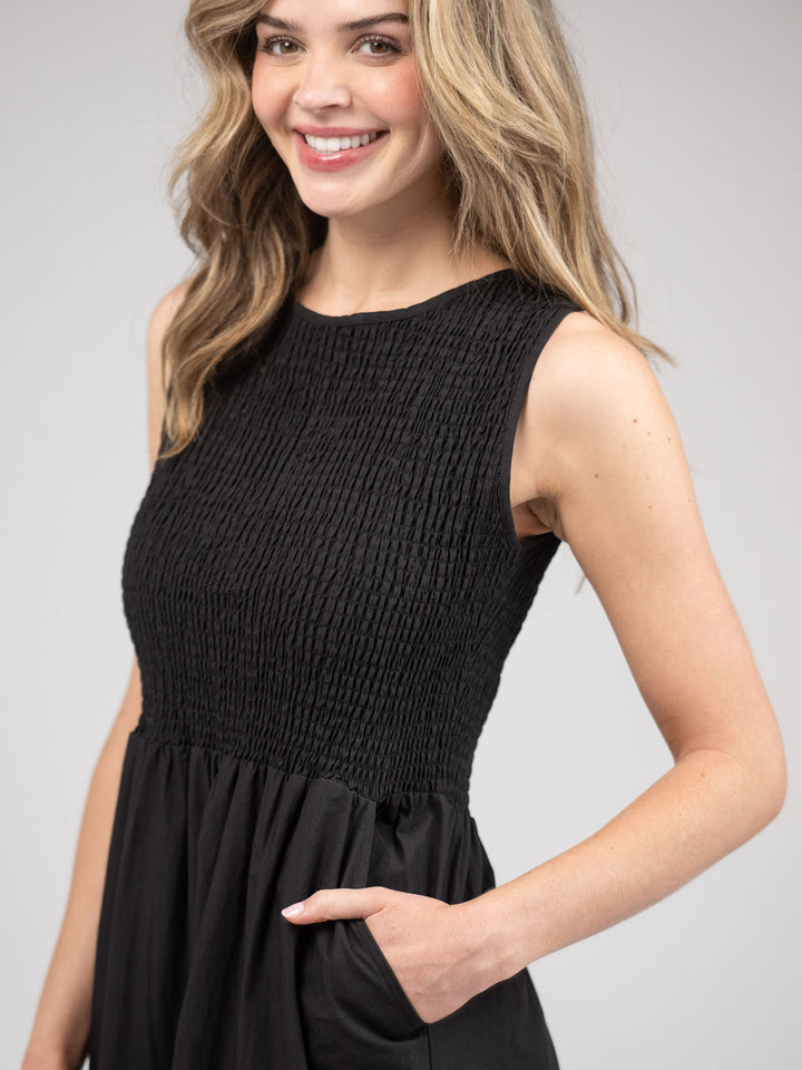 The Margot Dress | Solid Black