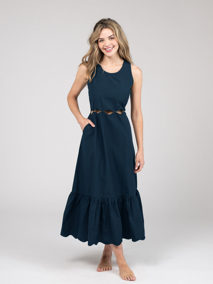 The Lina Dress | Solid Navy