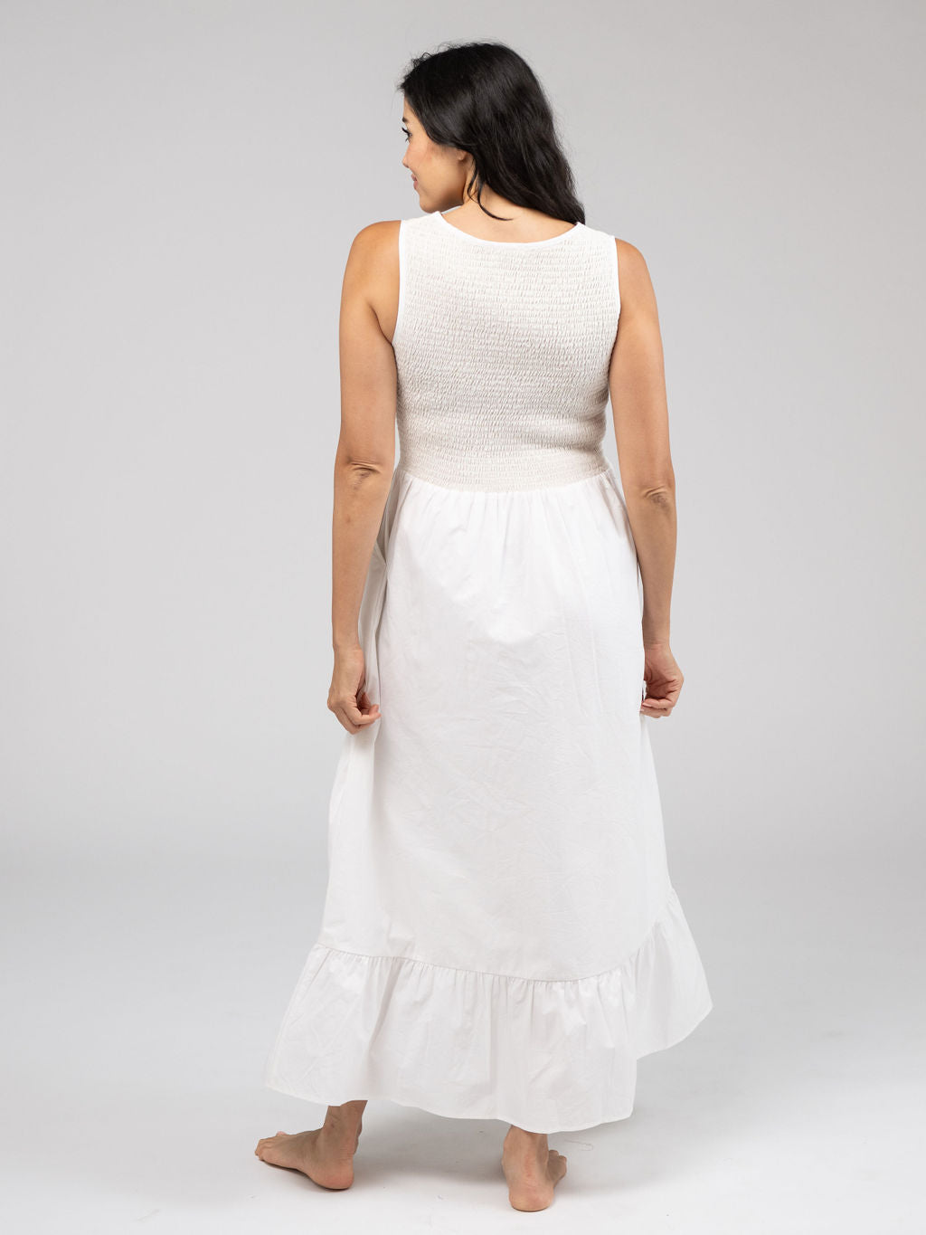 The Margot Dress | Solid White