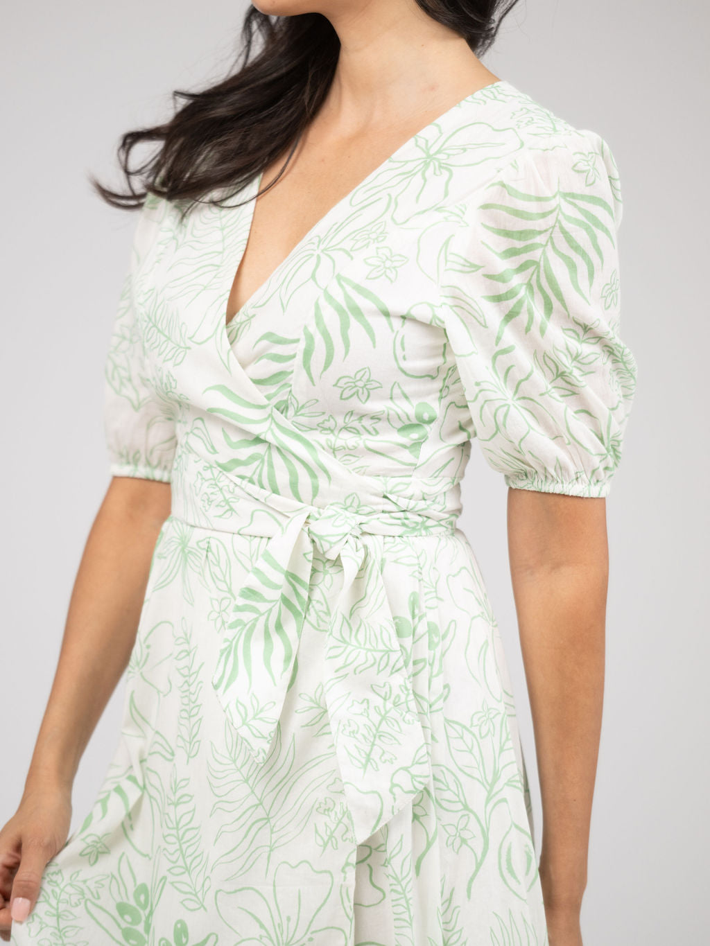 The Casey Dress | Sage Flora Sketch