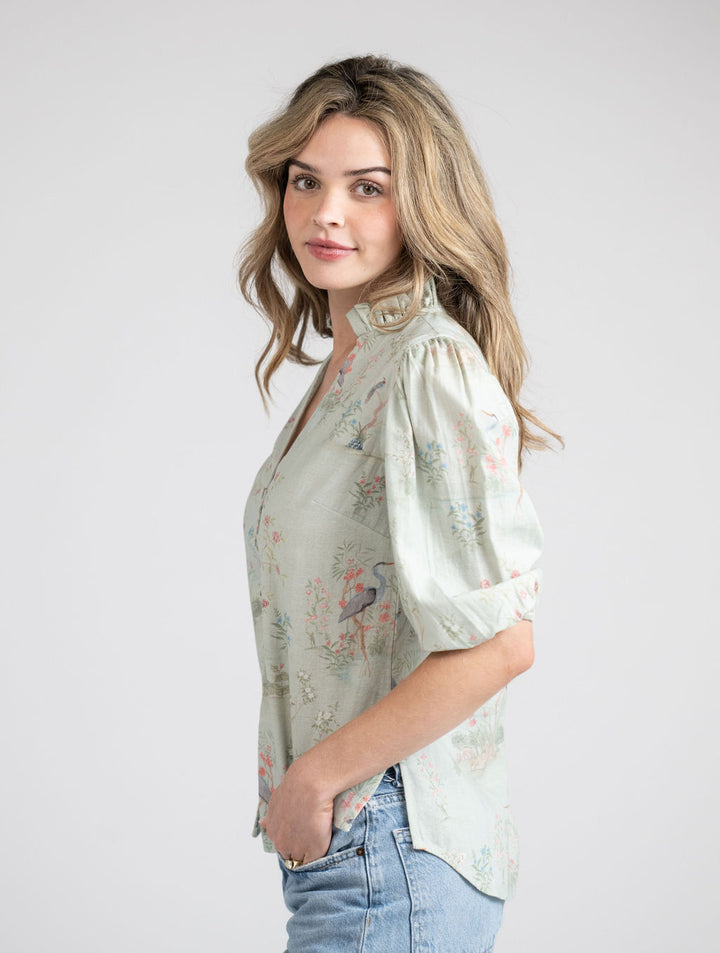 The Lily Top | Sage Mural