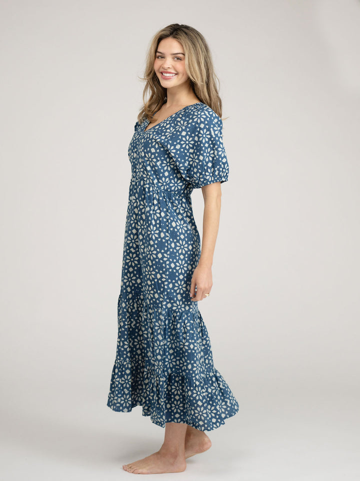 The Poppy Dress | Navy Star India Resist