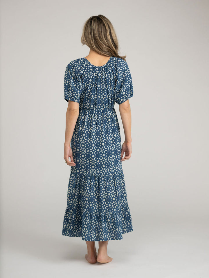 The Poppy Dress | Navy Star India Resist