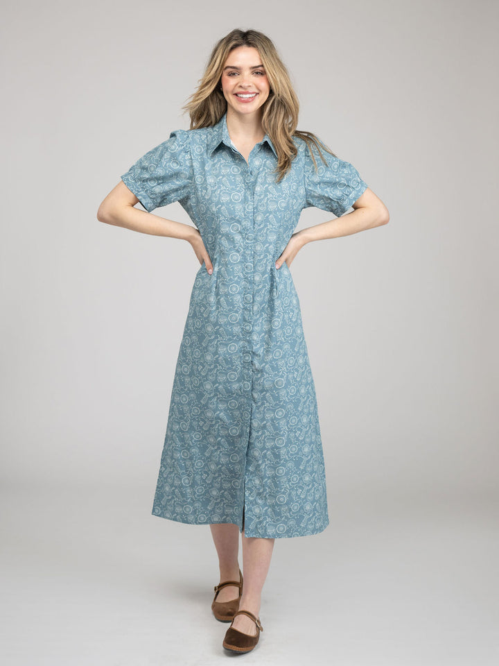 The Kris Dress | Blue Cosmo