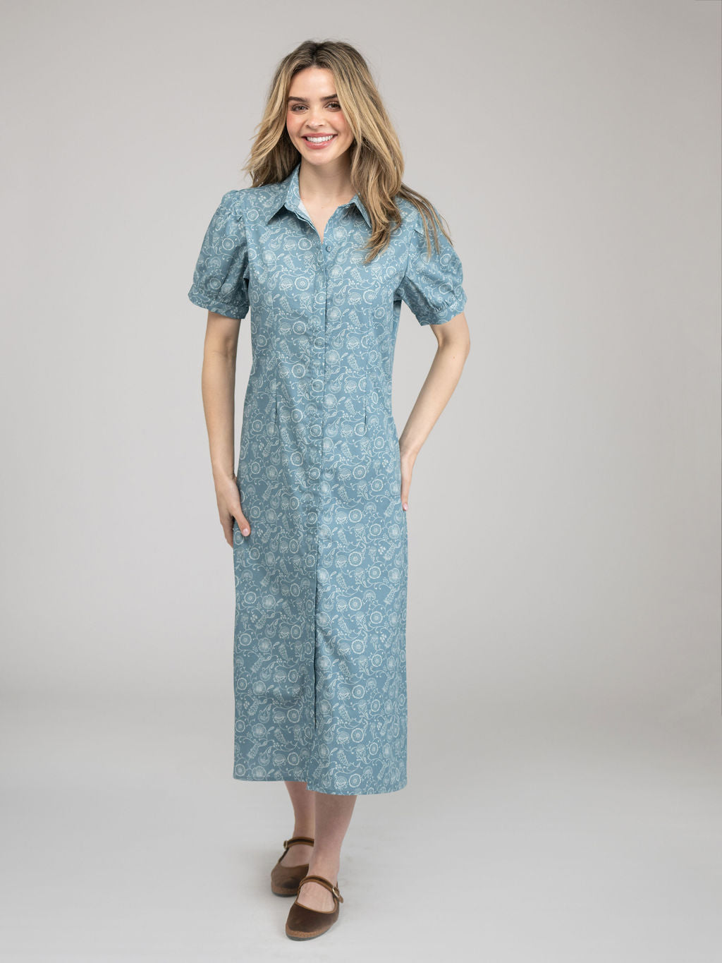 The Kris Dress | Blue Cosmo