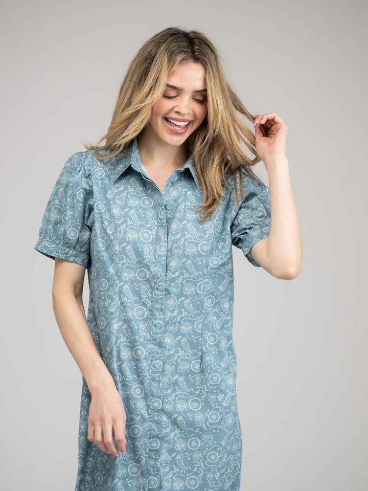 The Kris Dress | Blue Cosmo