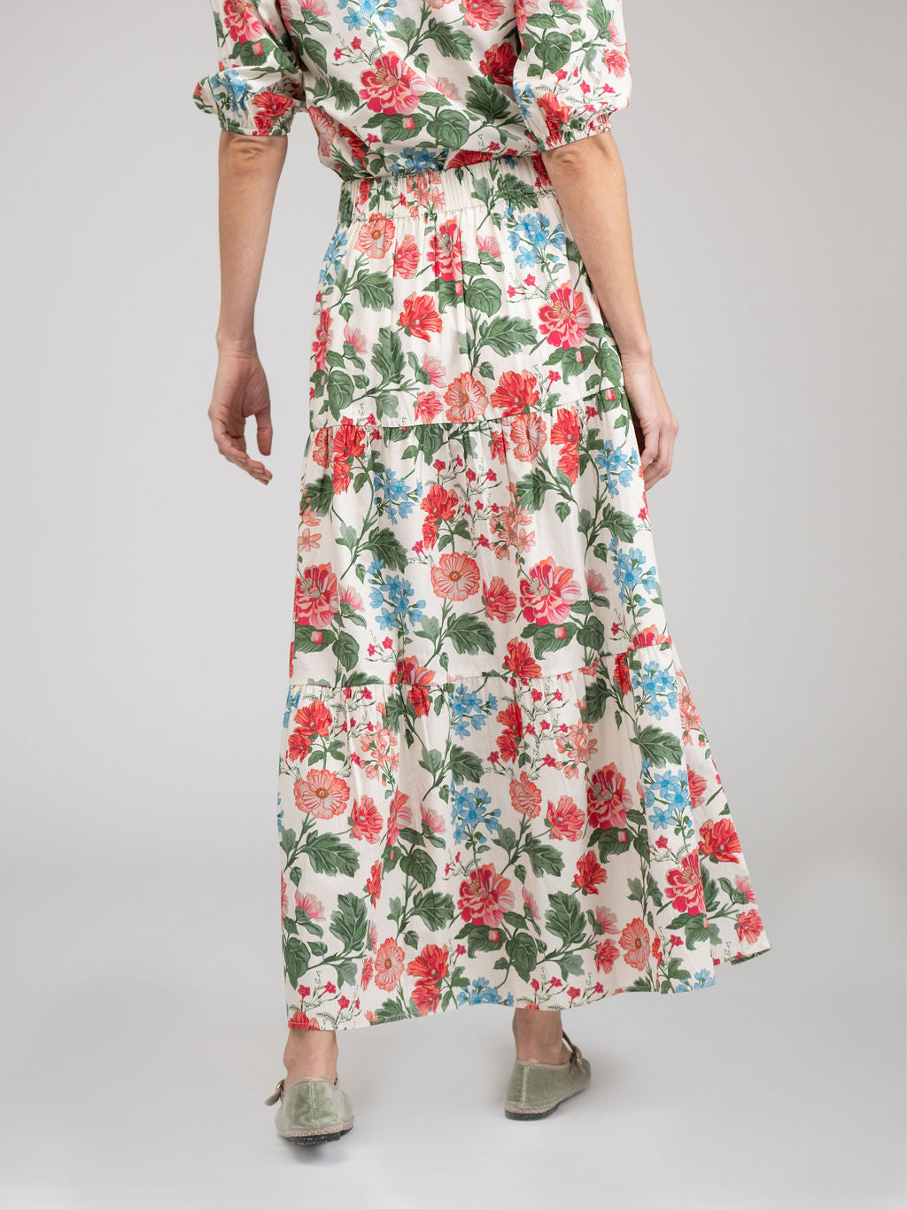 The Abby Skirt | Ivory Fancy Flower