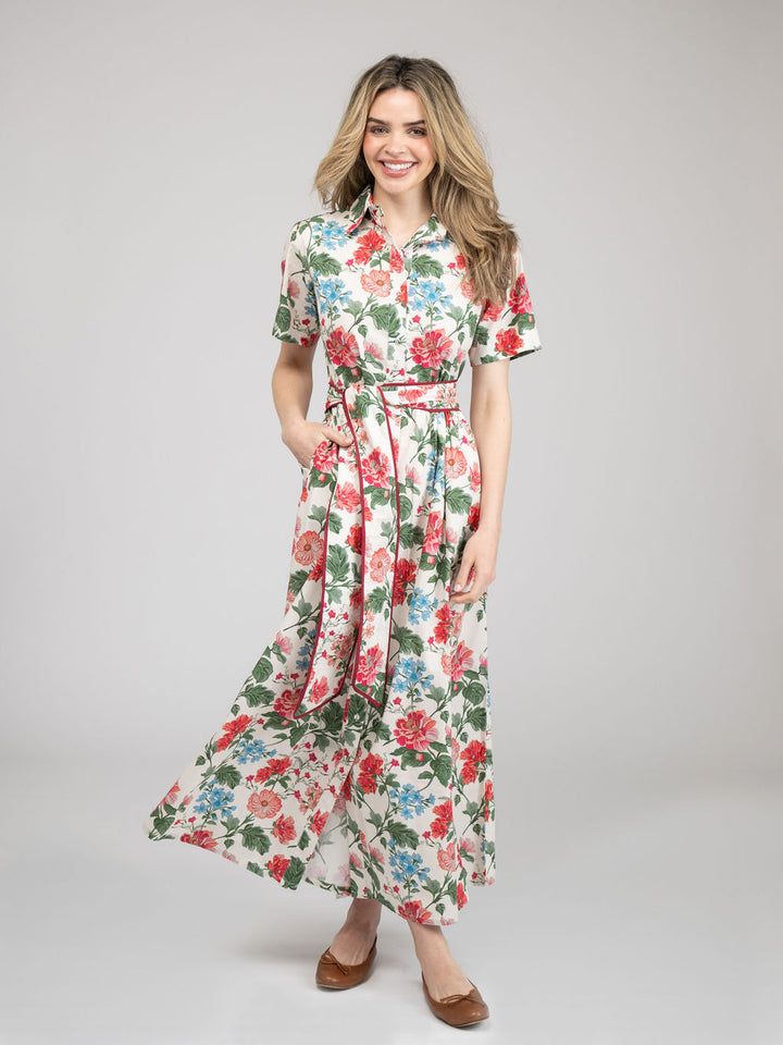 The Elle Maxi Dress | Ivory Fancy Flower