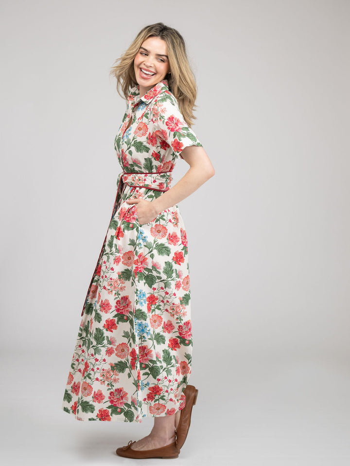 The Elle Maxi Dress | Ivory Fancy Flower