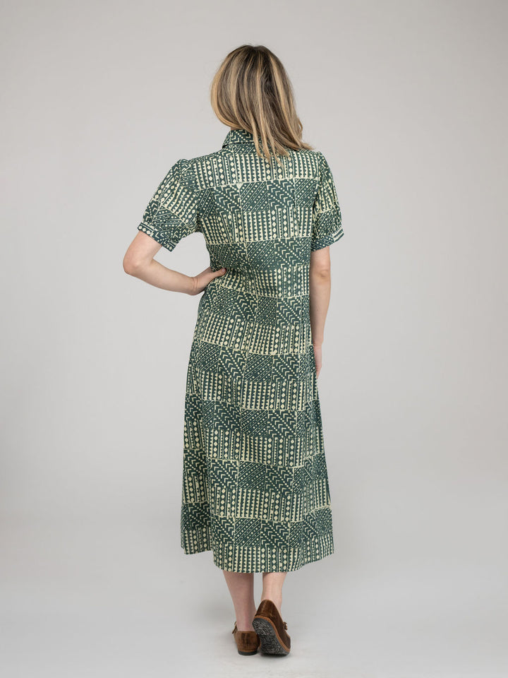 The Kris Dress | Green Fall Resist