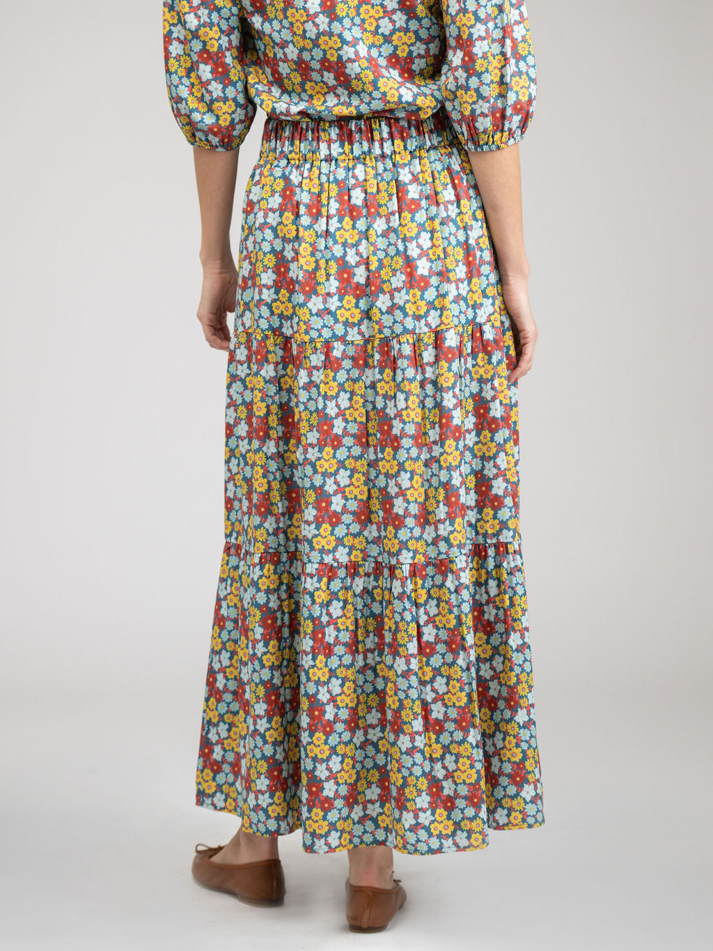 The Abby Skirt | Multi Fall Garden