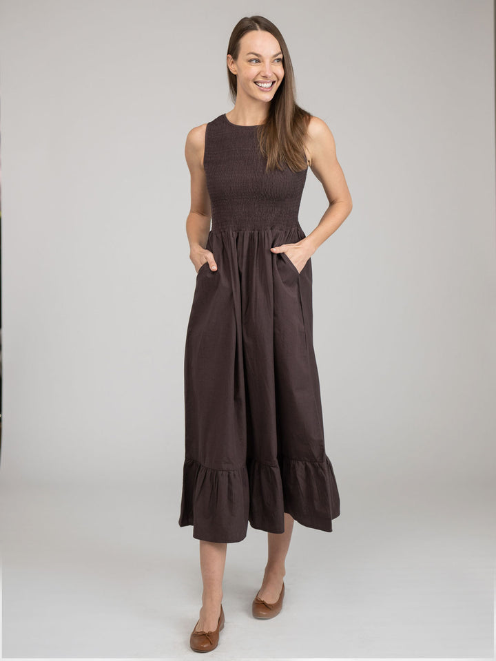 The Margot Dress | Brown