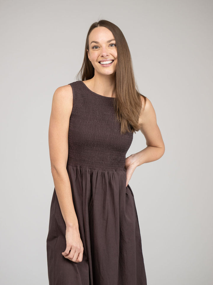 The Margot Dress | Brown