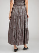 The Abby Skirt | Brown Shine