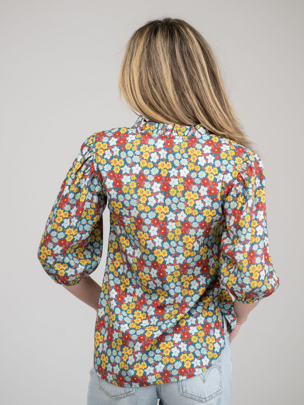 The Lily Top | Multi Fall Garden