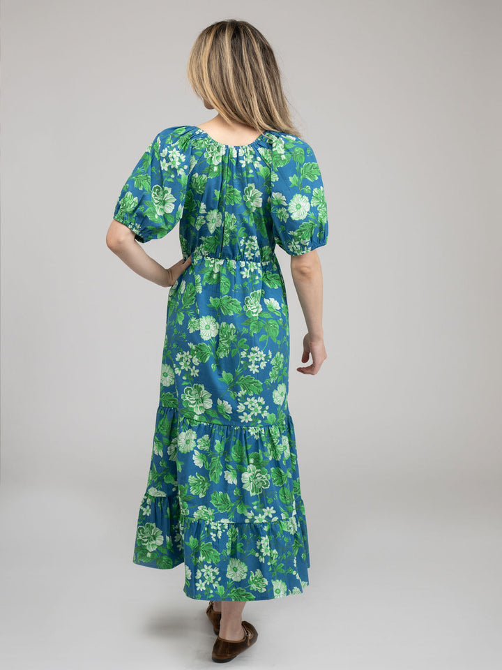 The Poppy Dress | Blue Fancy Flower