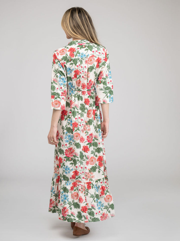 The Christie Dress | Ivory Fancy Flower