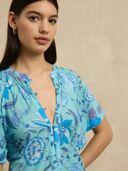 Marin Dress in Shellflower Blue