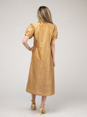 The Kris Dress | Gold Dupioni