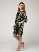 The Cornelia Mini Dress | Black Deco