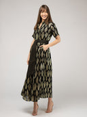 The Elle Maxi Dress | Black Deco