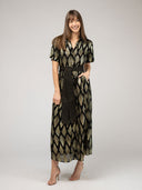 The Elle Maxi Dress | Black Deco