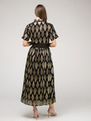 The Elle Maxi Dress | Black Deco